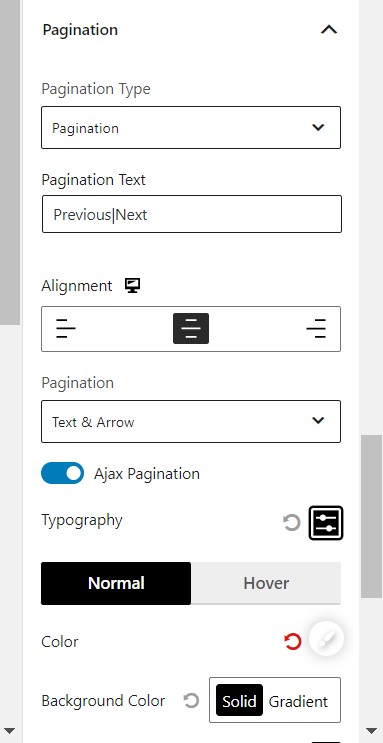 Pagination