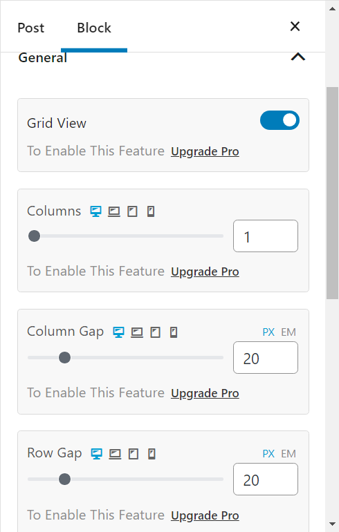 General Settings