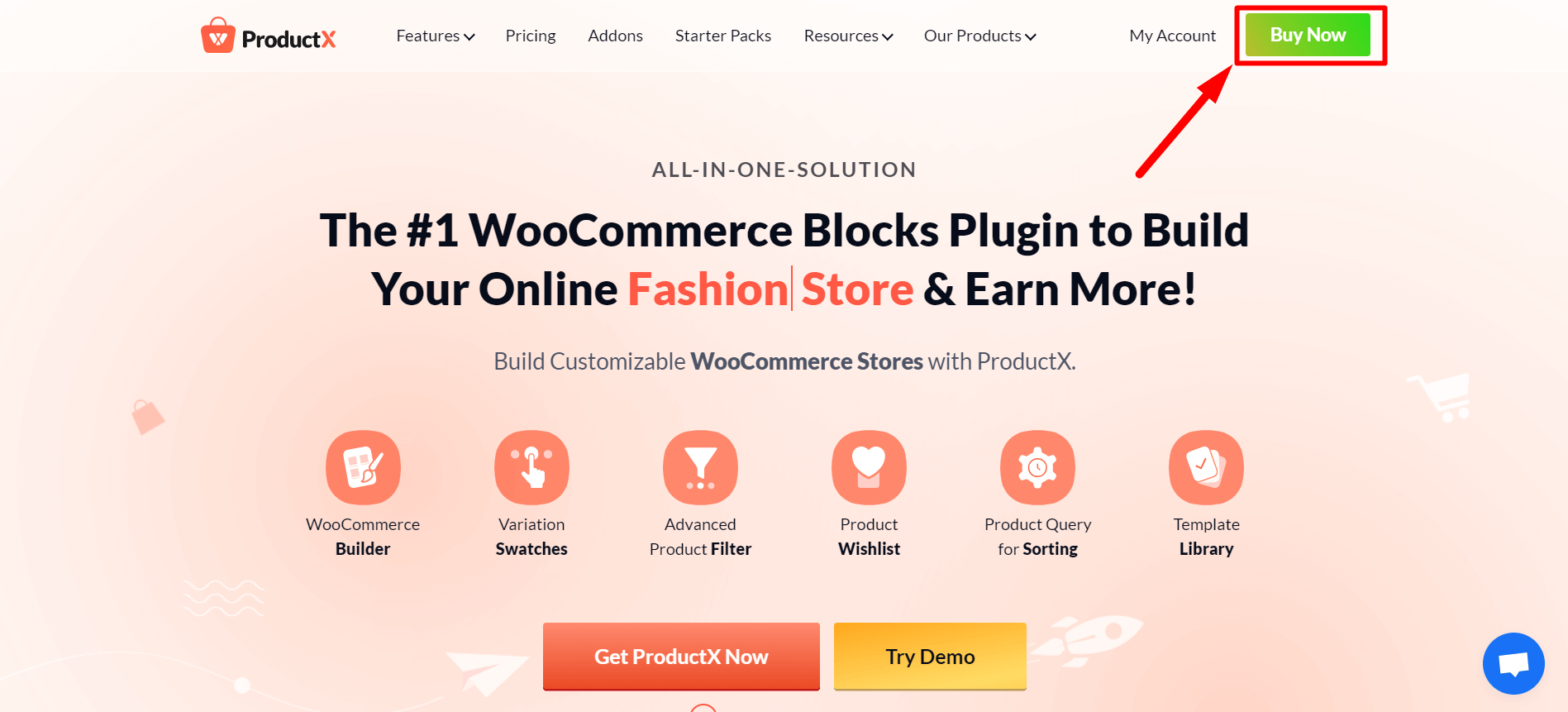 WowStore Buy Now Button