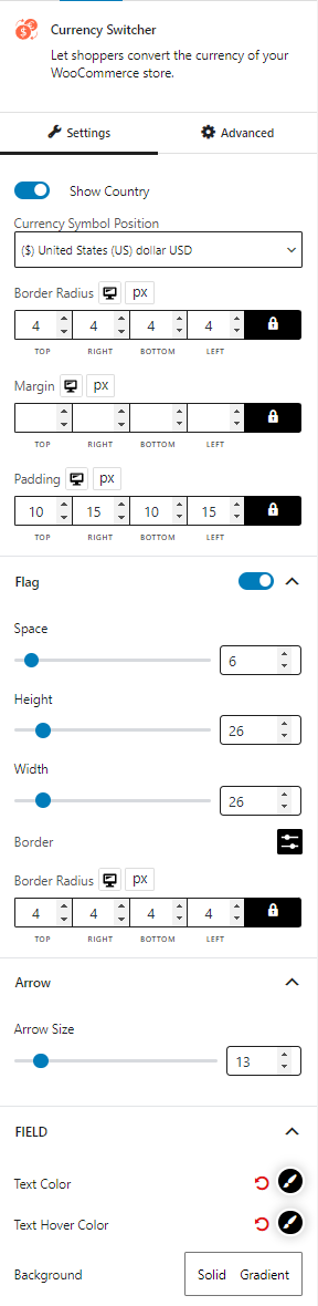 Currency Switcher Customization