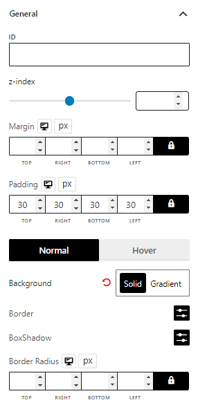 General Settings