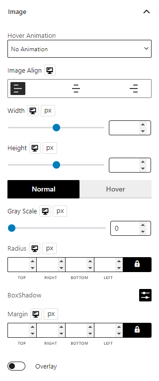 Image Settings