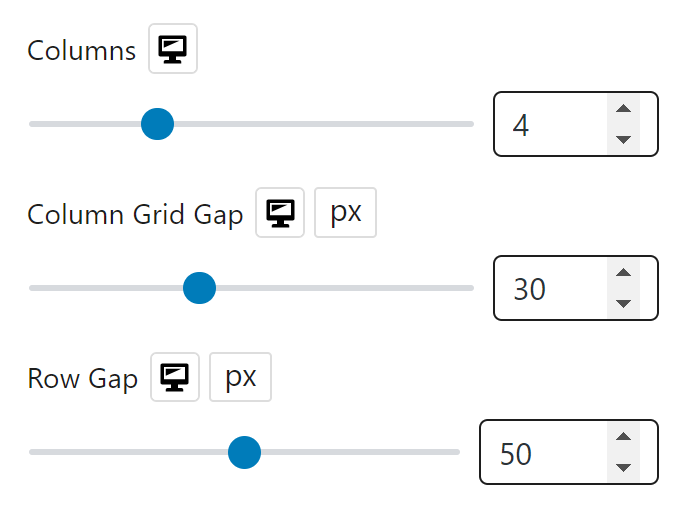 Product Grid #1 Row-Column View