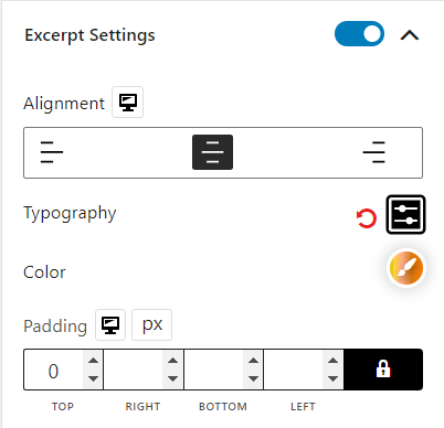 Archive Title Block Excerpt Setting