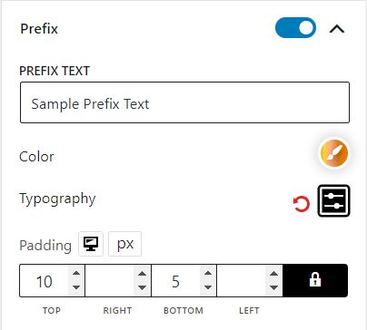 Archive Title Block Prefix Setting