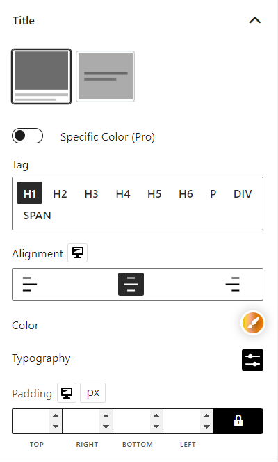 Archive Title Block Settings