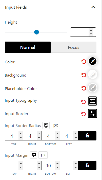 Billing Address Block Input Field