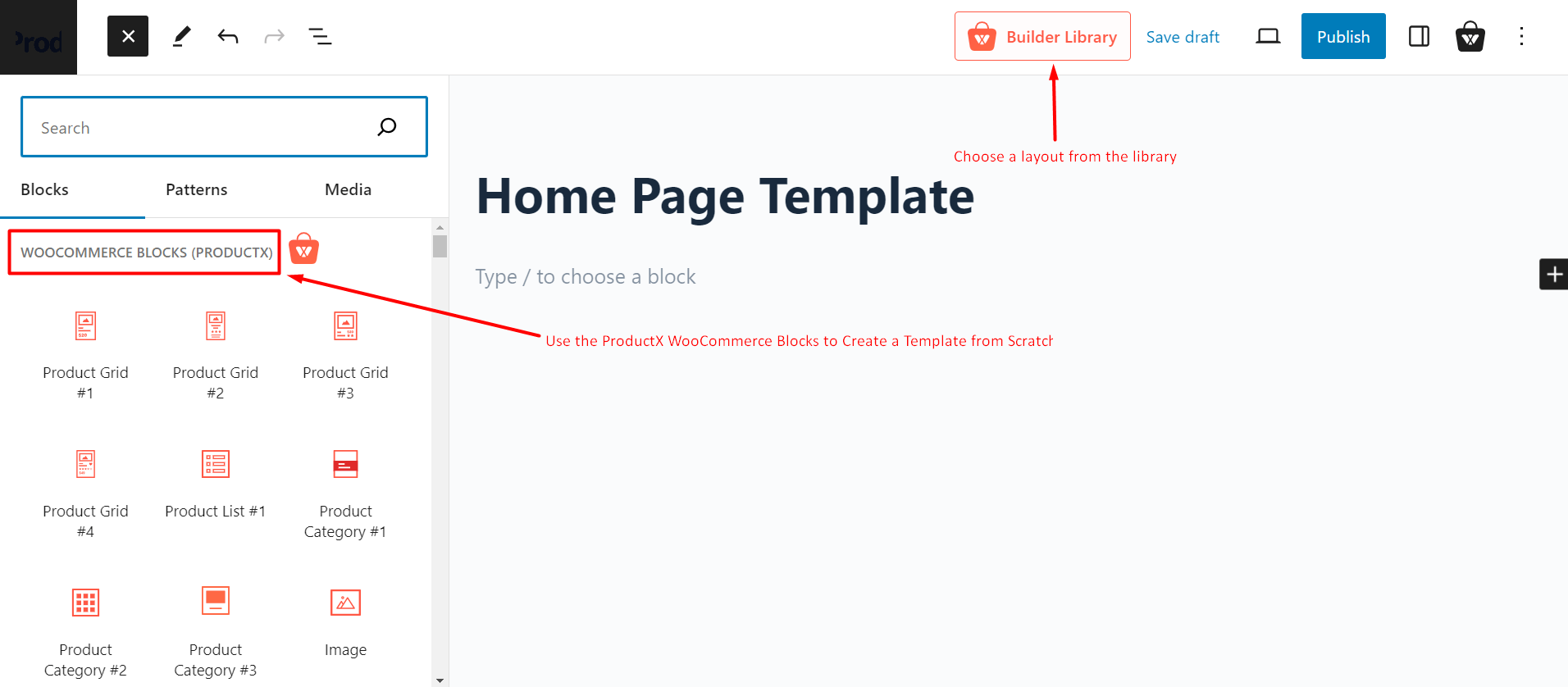 Creating a New Home Page Template 
