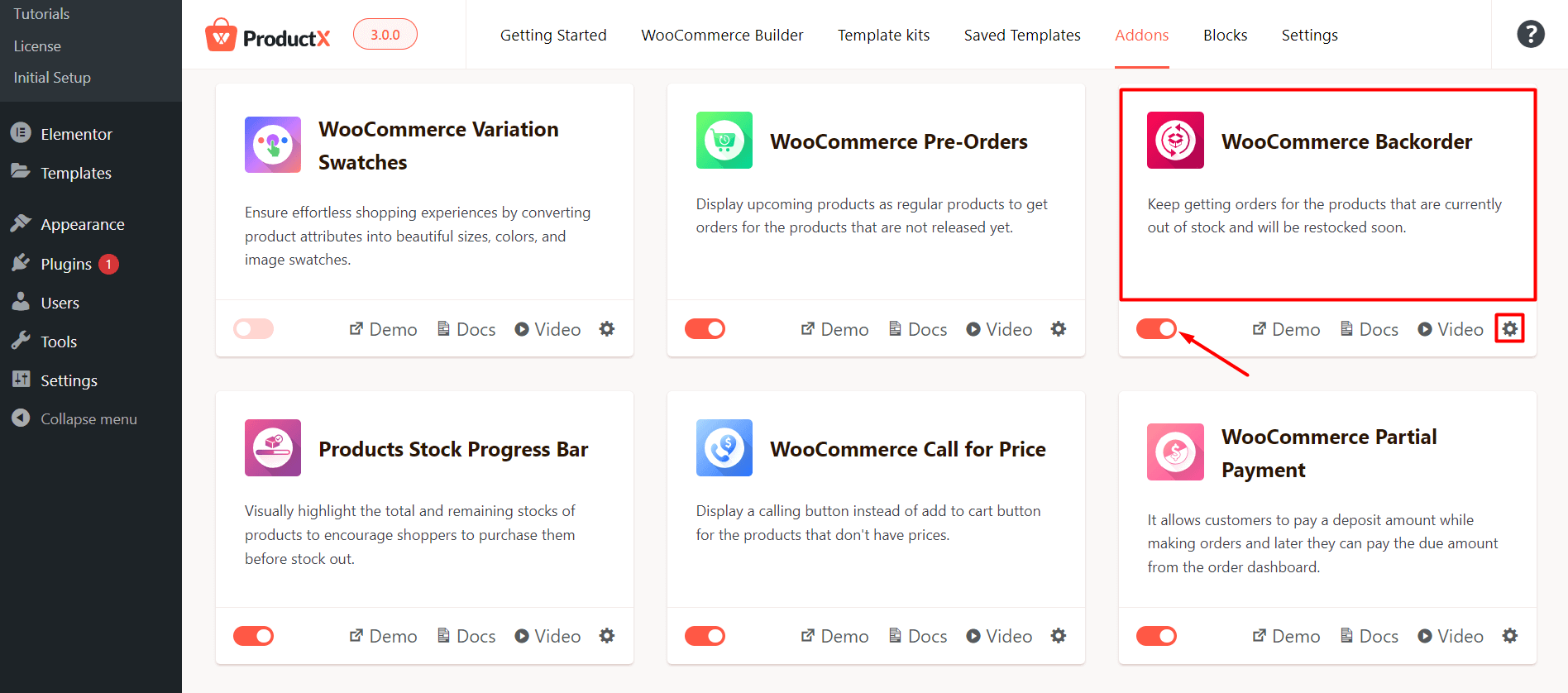 Enable WooCommerce Backorder Addon