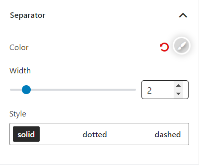 Order Payment Block Separator