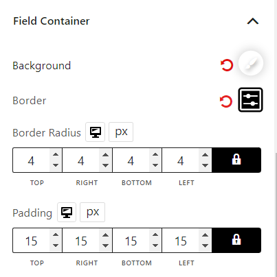 Order Review Block Field Container