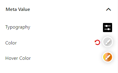 Product Meta Block Meta Value Settings