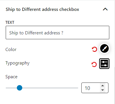 Shipping Address Block Ship to Different Address