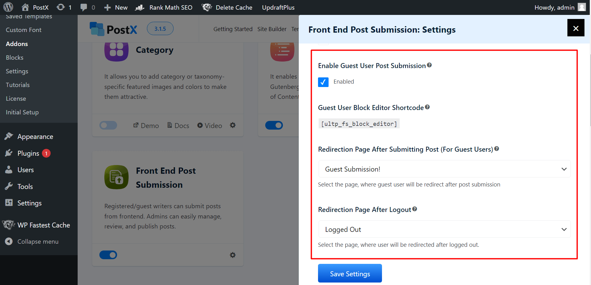 Enable Guest Post User Submission