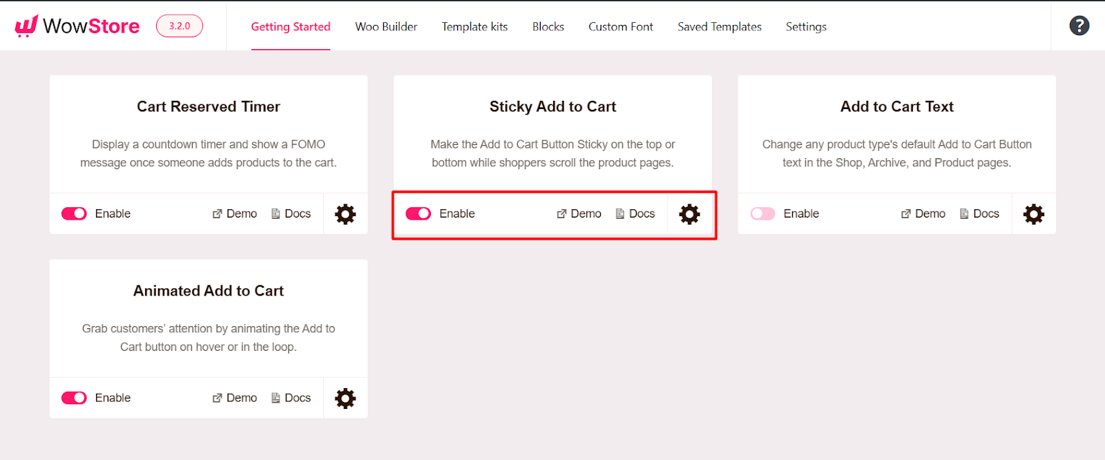 setting up Sticky Add to Cart in WooCommerce