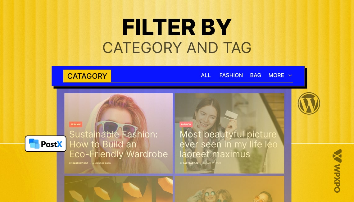 Let Users Filter Posts by Category and Tags in WordPress