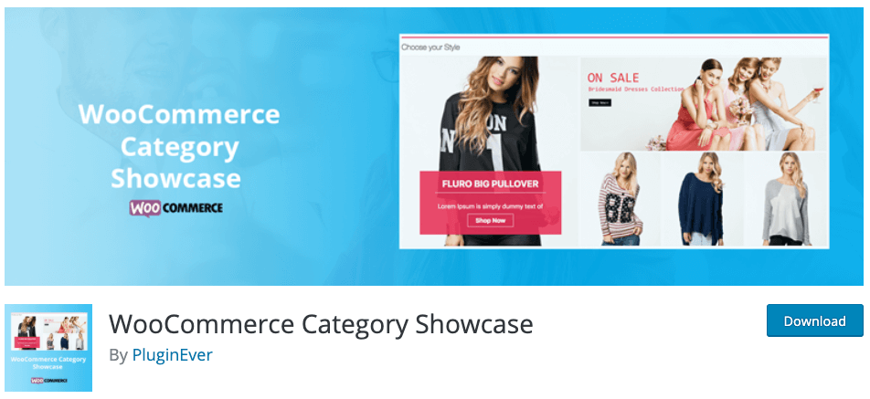 WooCommerce Category Showcase