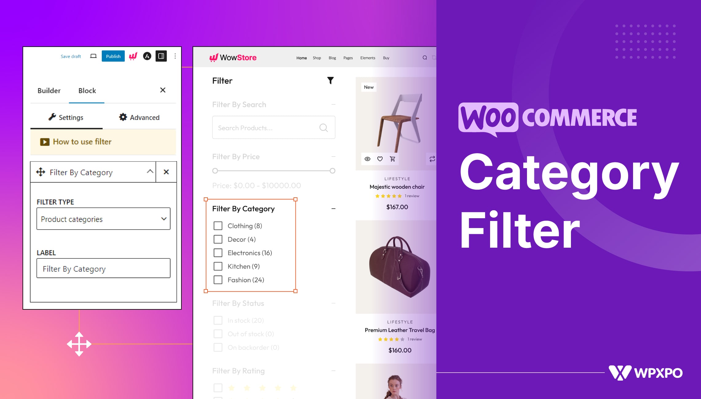 WooCommerce Category Filter