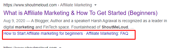 get extra space in the search result
