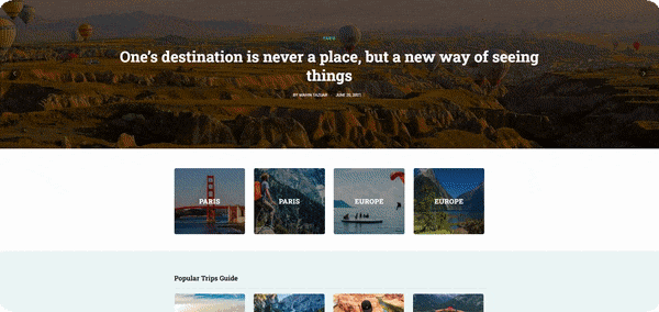 New PostX Starter Layout Pack [Using WordPress for Travel Blog]