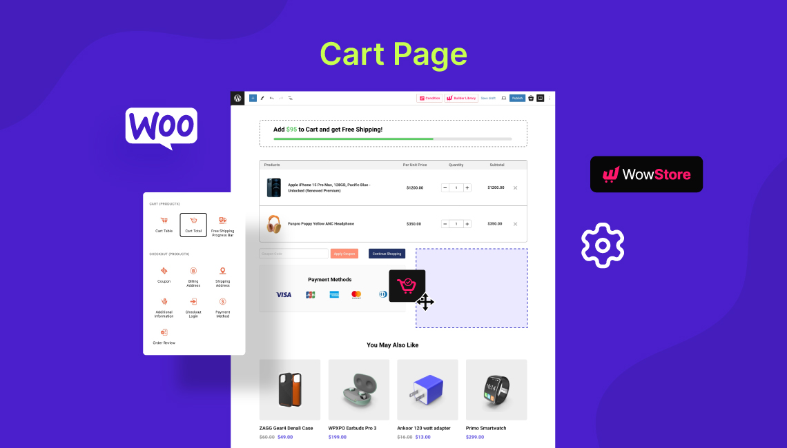 How to Edit WooCommerce Cart Page using ProductX