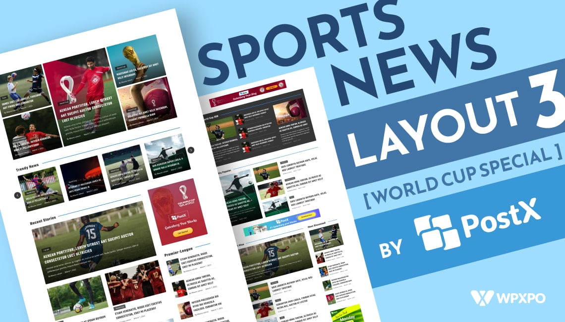 Exclusive Sports News Layout 3 – Starter Pack Monday