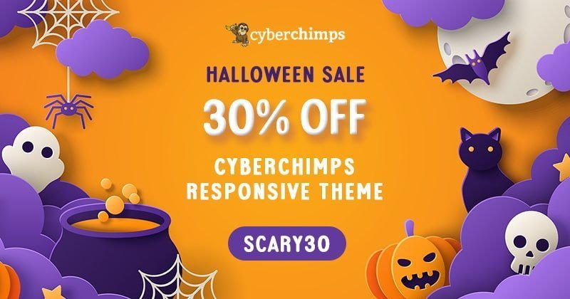 Cyberchimps Halloween Sale