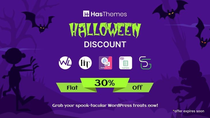 HasThemes Halloween Deals