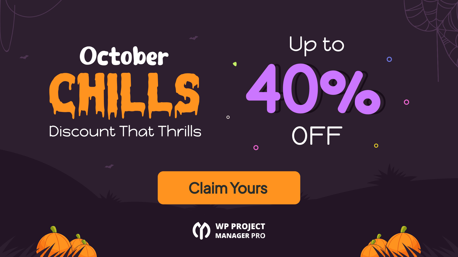 WP Project Manager Halloween Deals