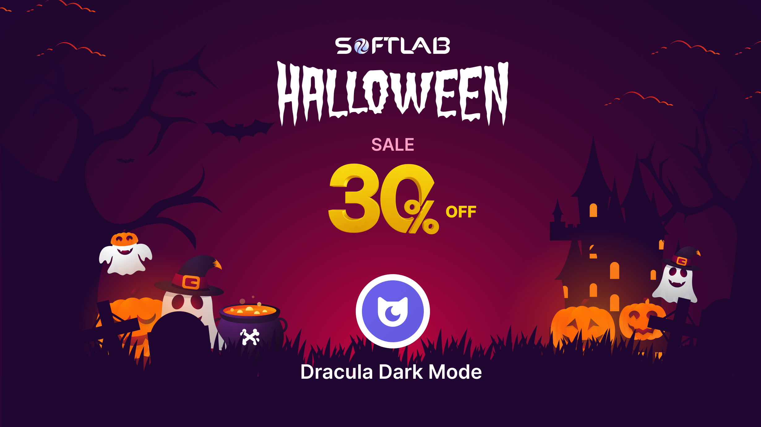 dracula dark mode halloween deal