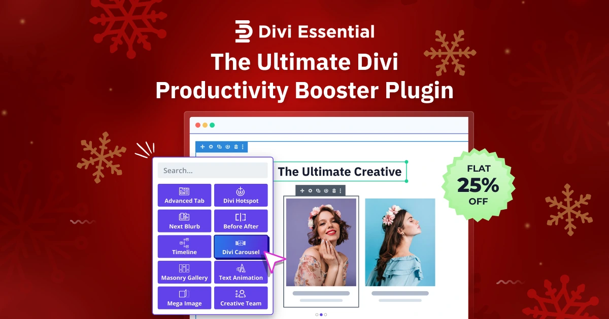 Divi Essential Holiday Deal 