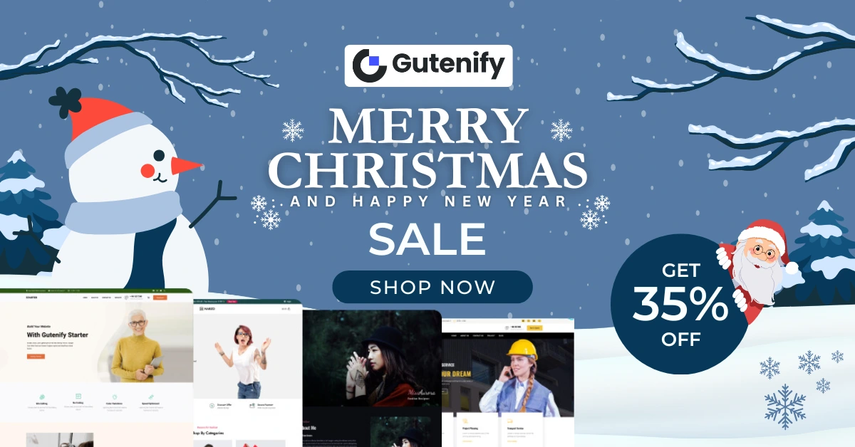 Gutenify christmas deal 2024