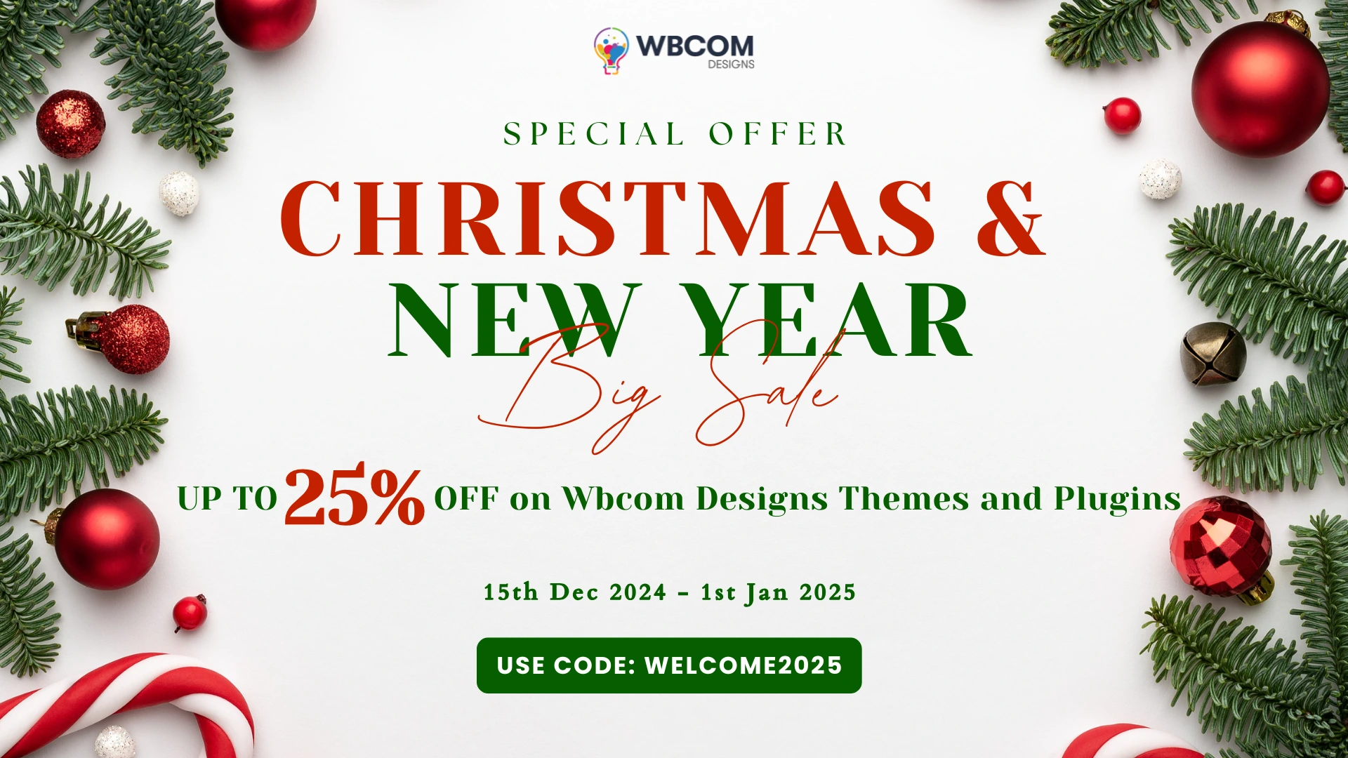 Wbcom Designs Christmas deal 2024