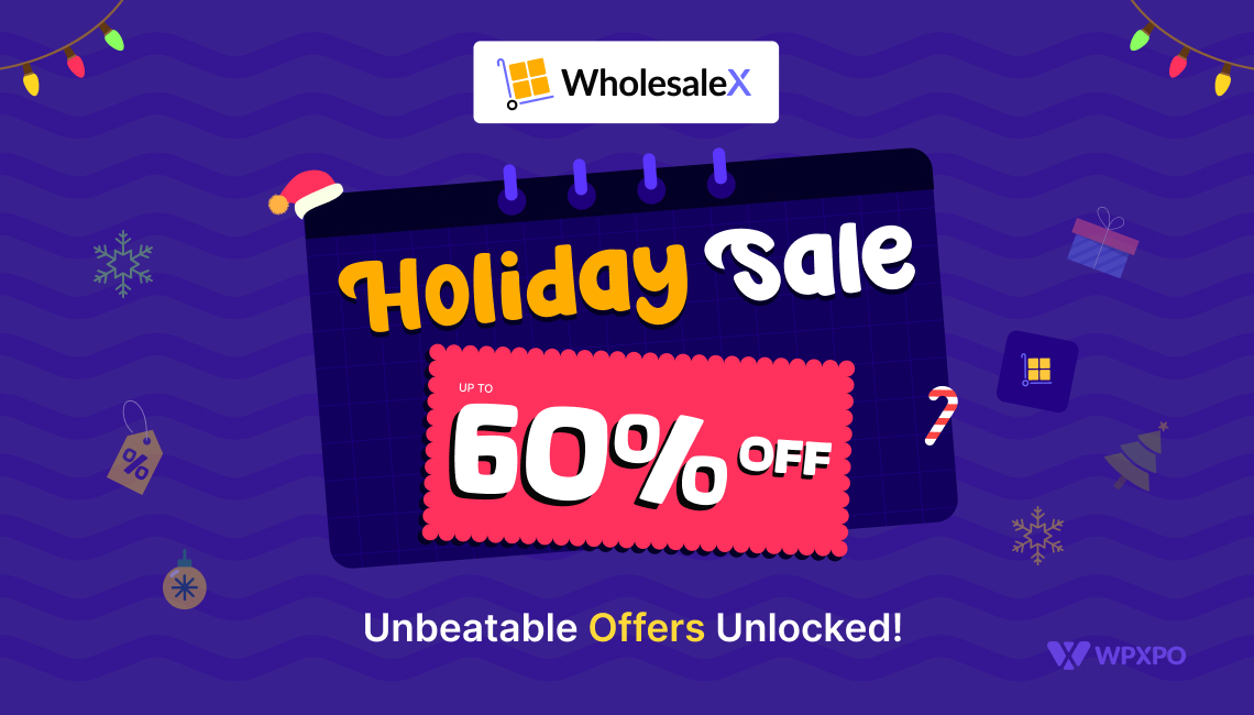 WholesaleX Holiday Sale 2024