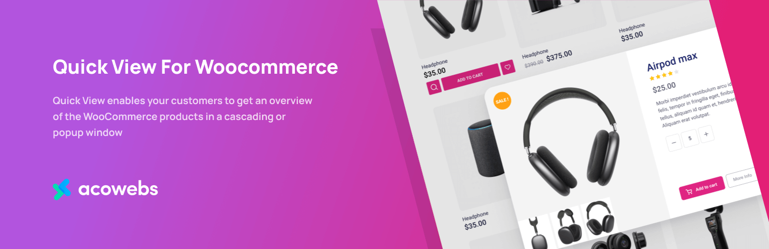 Quick View For WooCommerce Plugin