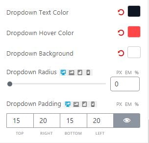 ProductX - Dropdown Settings