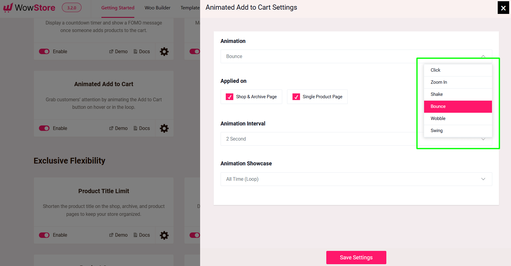 Trendy Animation Options