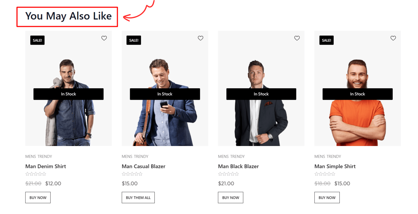 amazing product pages for upselling products