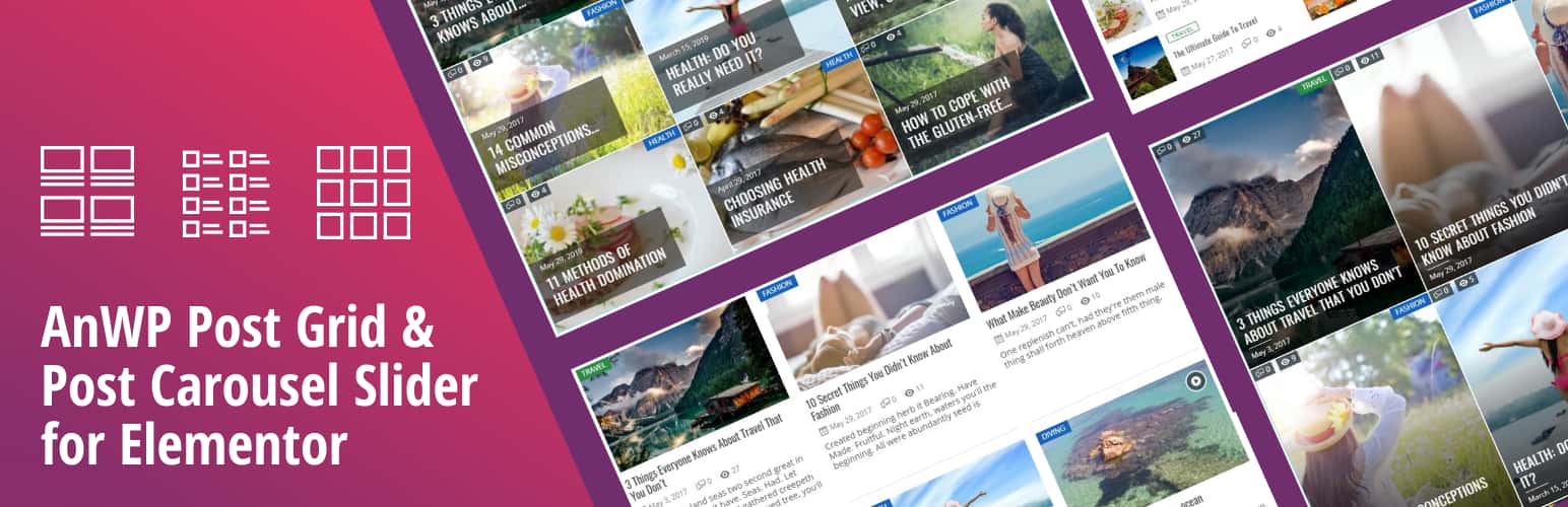 AnWp Post Carousel for Elementor