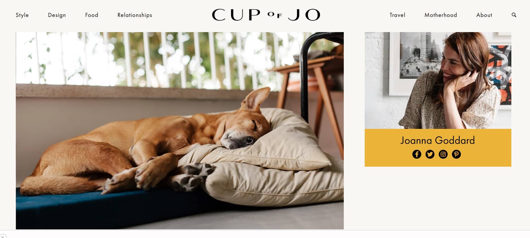 cup of jo fashion blog