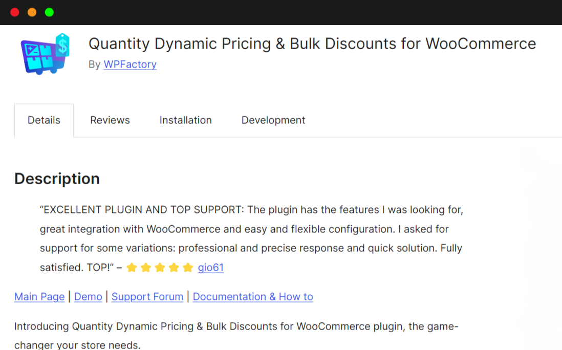 dynamic pricing and bulk quantity discounts for WooCommerce