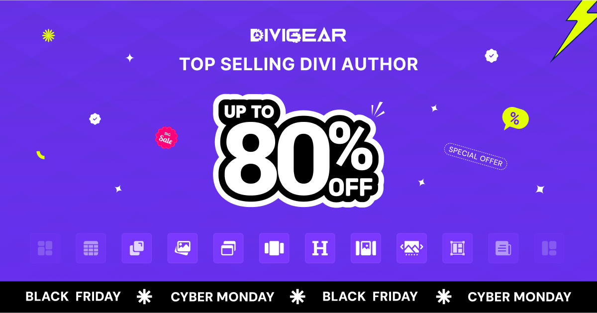 DiviGear Black Friday 2024