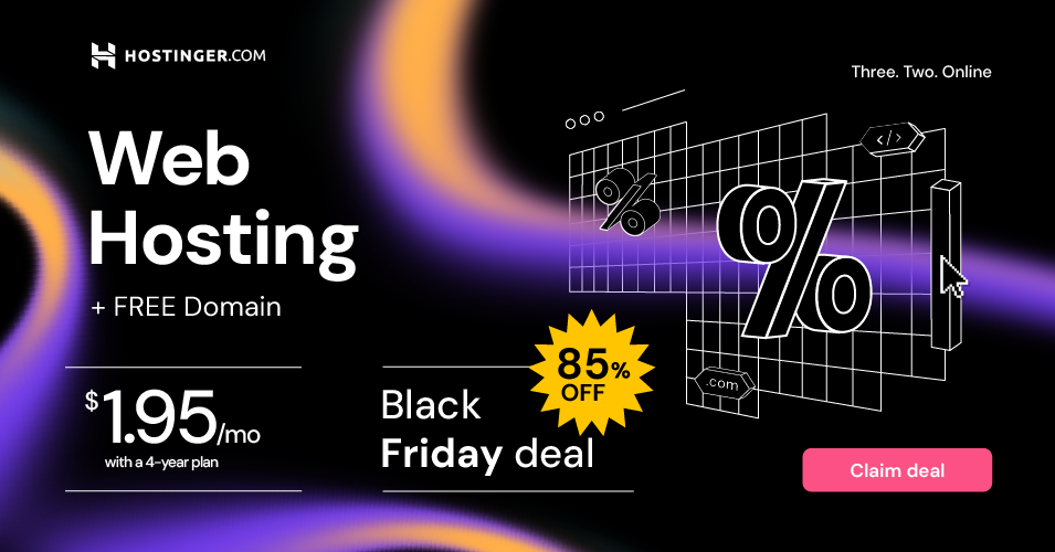 Hostinger Black Friday