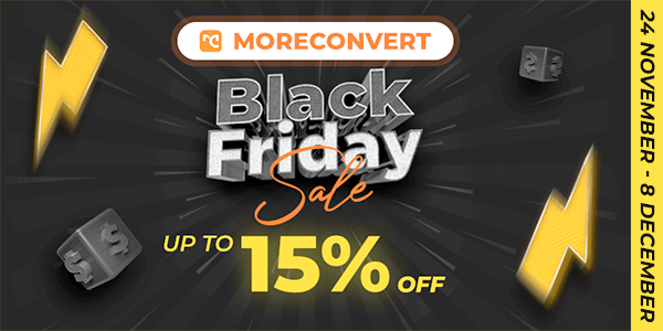 MoreConvert black friday