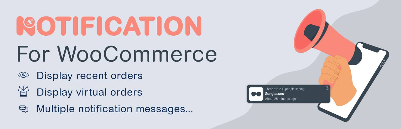 Notification for WooCommerce