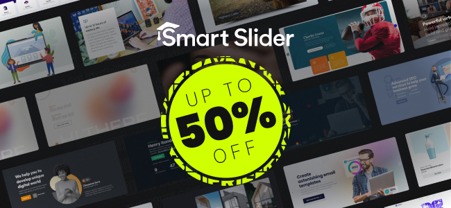 Smart Slider black friday