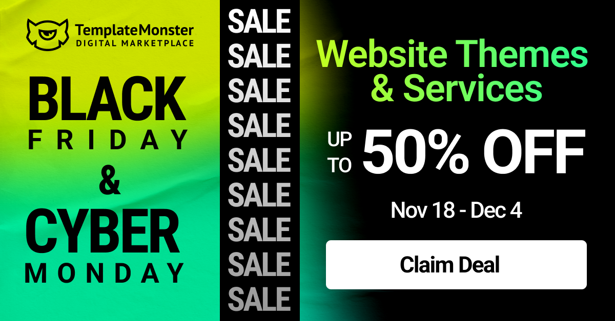 TemplateMonster black friday