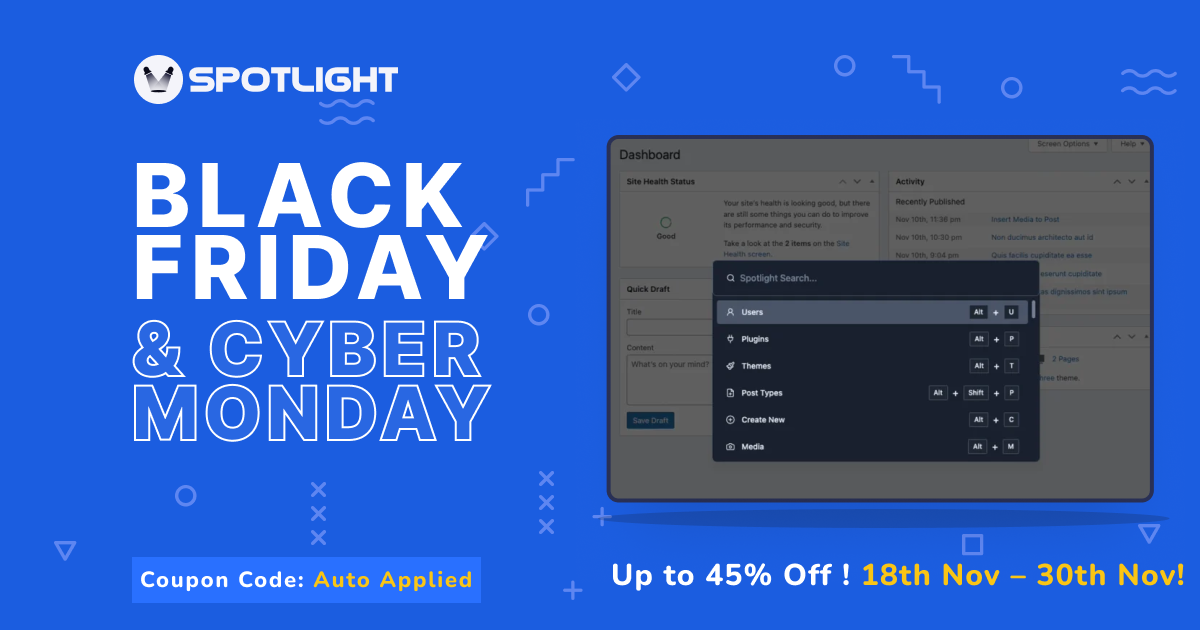 WP Spotlight black friday