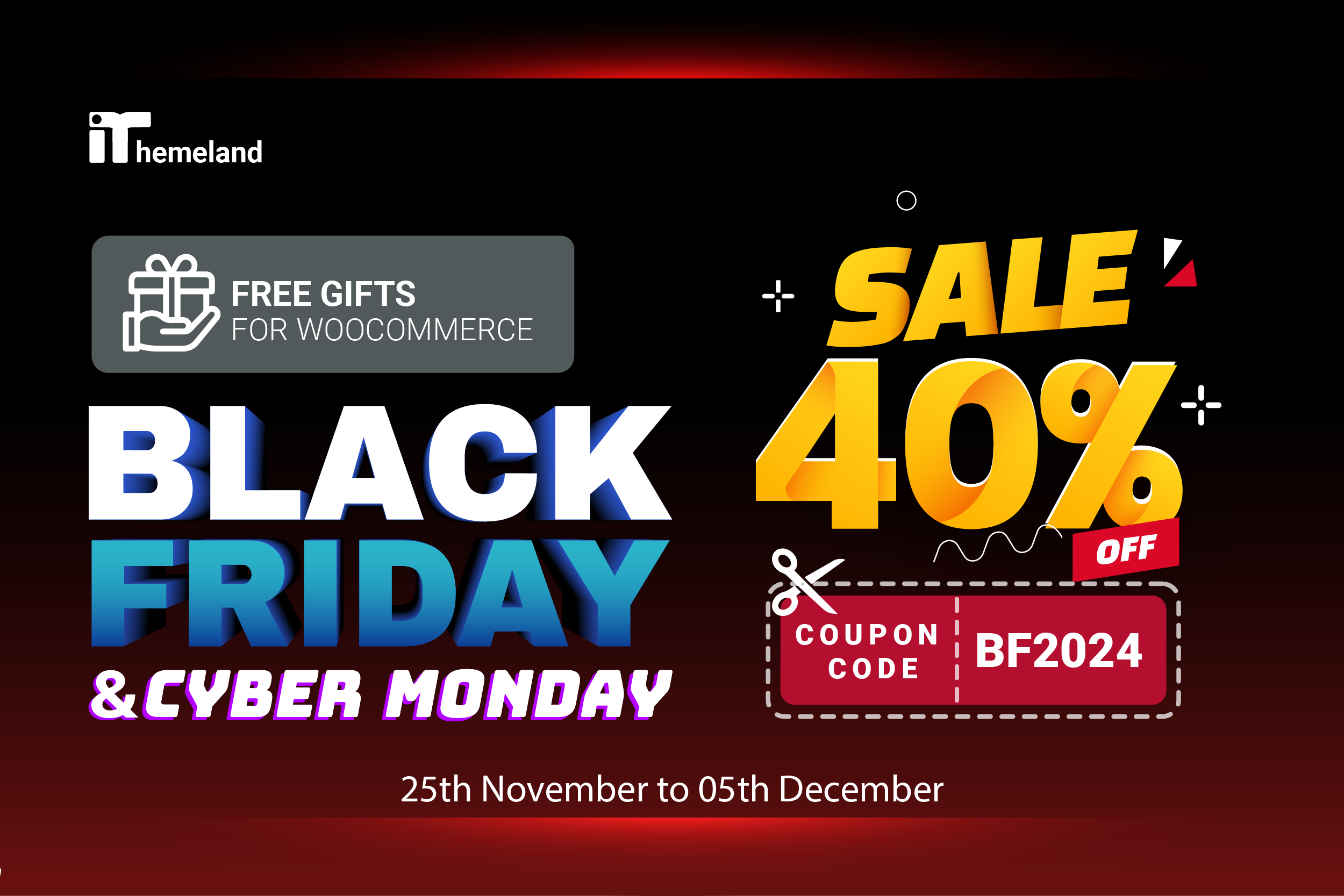 free gift for woocommerce black friday