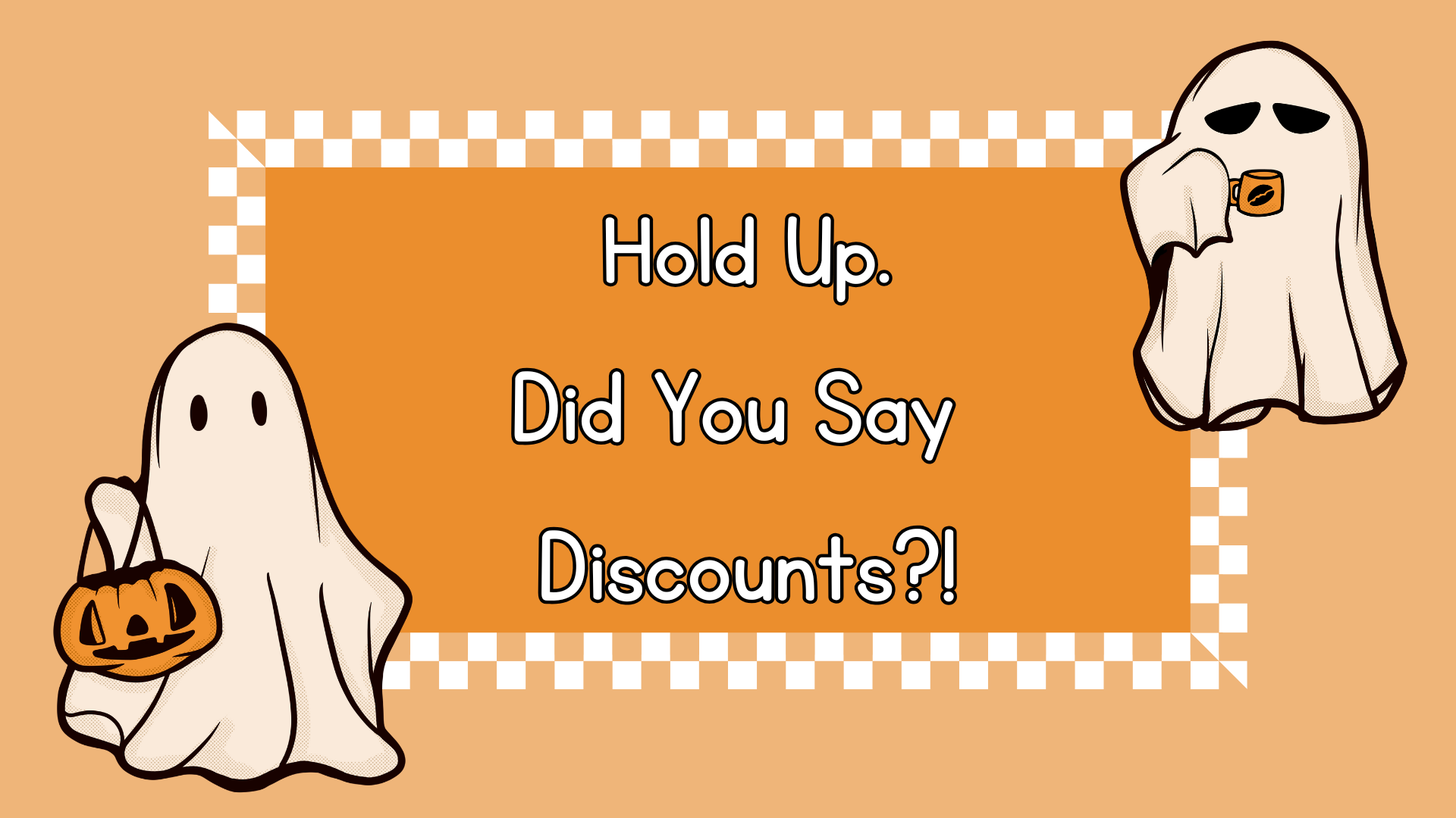 trick or treat Halloween discounts